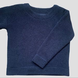 J Crew Vintage fleece sweater Navy extra small